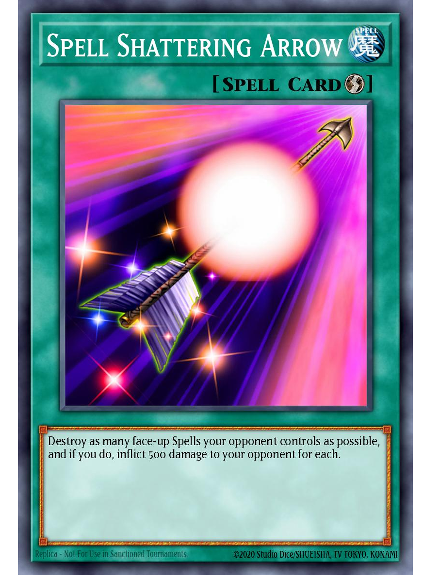 Spell Shattering Arrow - SBC2-ENA17 - Common 1st Edition 1