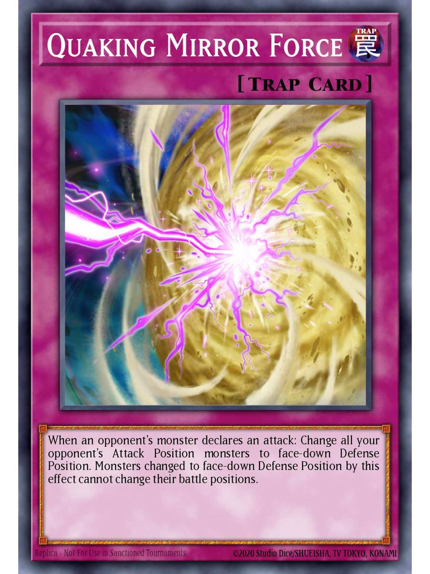 Quaking Mirror Force - SBC2-ENA20 - Common 1st Edition 1