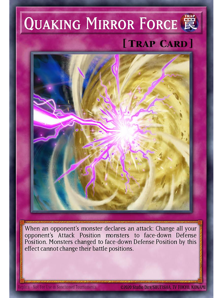 Quaking Mirror Force - SBC2-ENA20 - Common 1st Edition 1