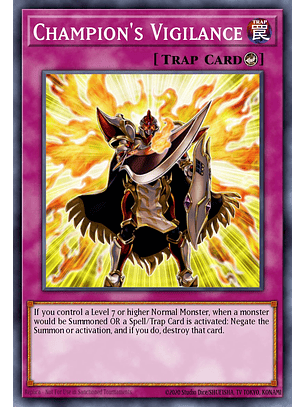 Champion's Vigilance - SBC2-ENB19 - Common 1st Edition