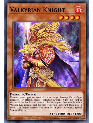 Valkyrian Knight - SBC2-ENC06 - Common 1st Edition