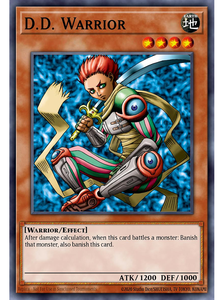 D.D. Warrior - SBC2-ENC08 - Common 1st Edition 1