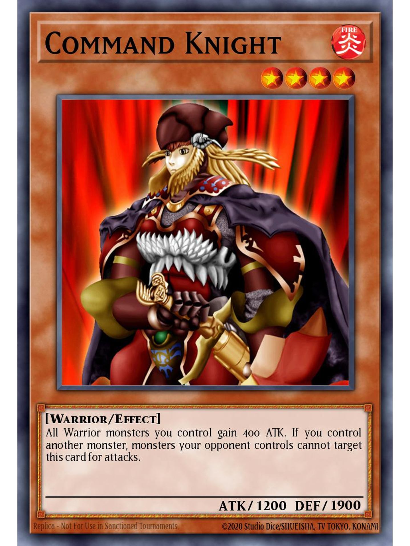 Command Knight - SBC2-ENC10 - Common 1st Edition 1