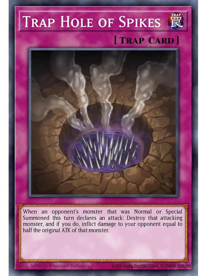 Trap Hole of Spikes - SBC2-ENC17 - Common 1st Edition 1