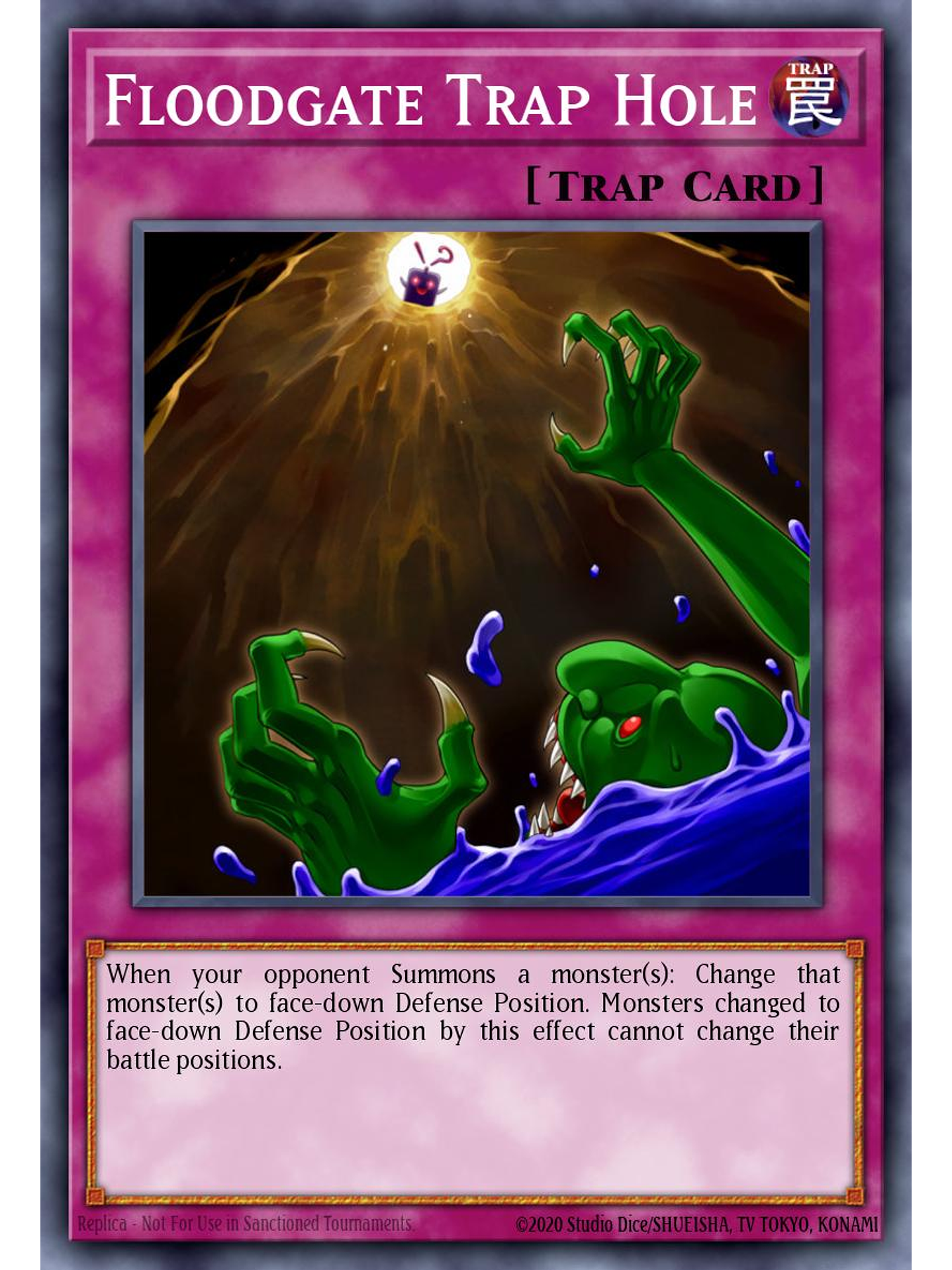 Floodgate Trap Hole - SBC2-ENC19 - Common 1st Edition 1