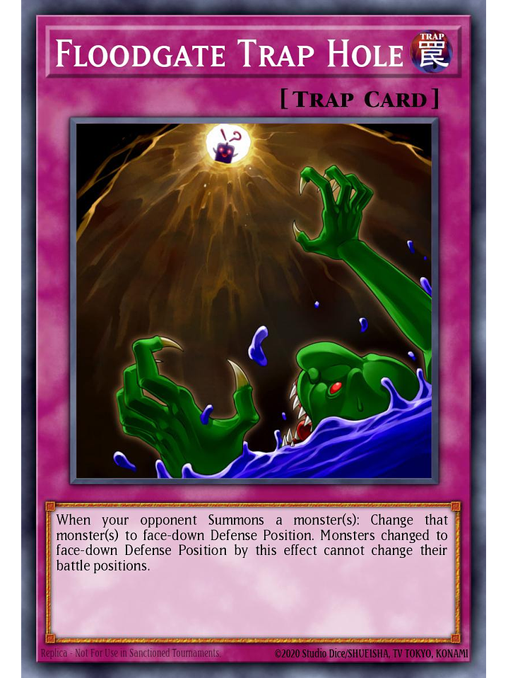 Floodgate Trap Hole - SBC2-ENC19 - Common 1st Edition 1