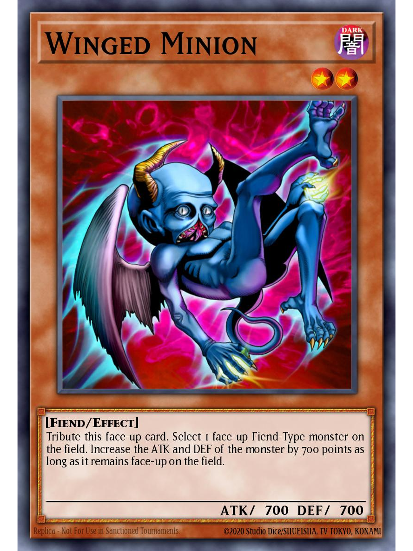 Winged Minion - SBC2-ENE08 - Common 1st Edition 1