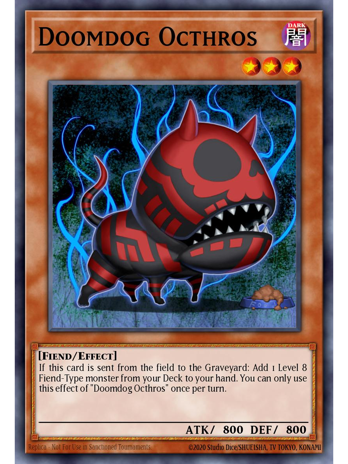 Doomdog Octhros - SBC2-ENE10 - Common 1st Edition 1