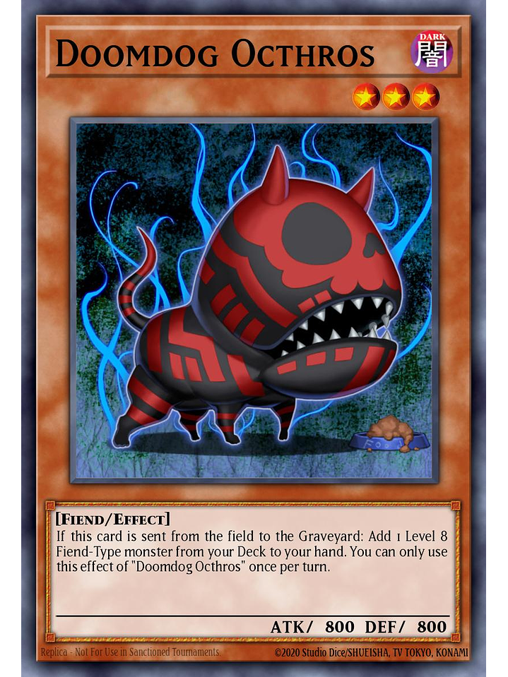 Doomdog Octhros - SBC2-ENE10 - Common 1st Edition 1