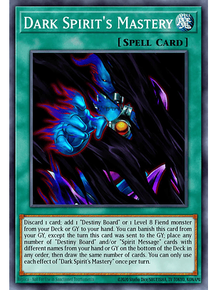 Dark Spirit's Mastery - SBC2-ENE18 - Common 1st Edition