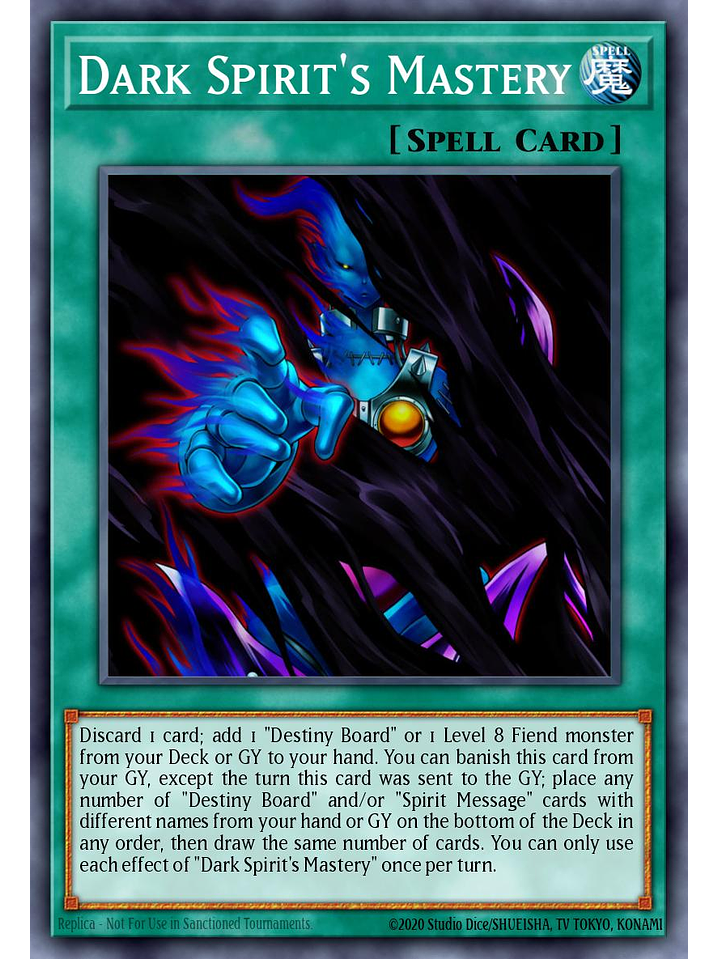 Dark Spirit's Mastery - SBC2-ENE18 - Common 1st Edition 1