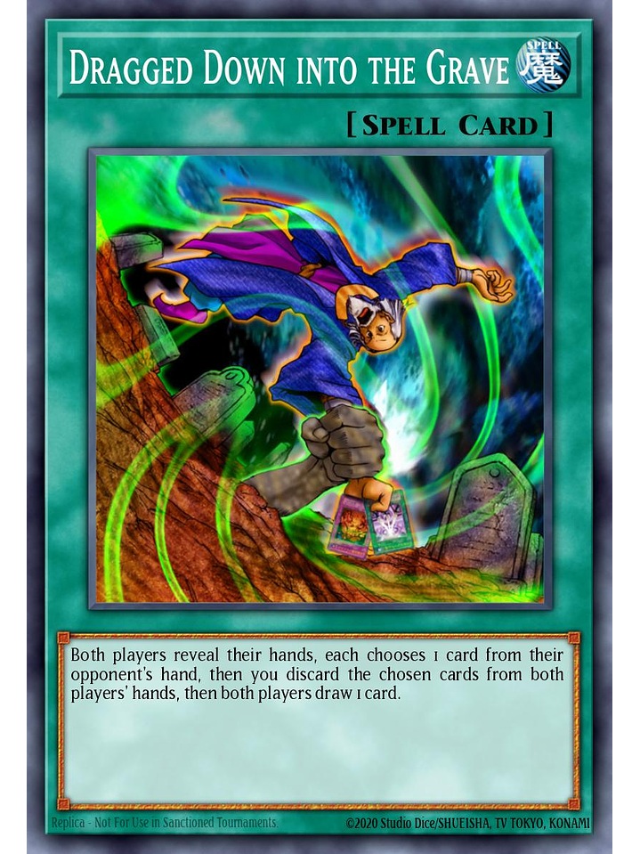 Dragged Down into the Grave - SBC2-ENF15 - Common 1st Edition 1