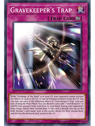 Gravekeeper's Trap - SBC2-ENF18 - Common 1st Edition