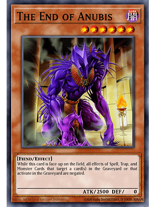 The End of Anubis - SBC2-ENG03 - Common 1st Edition