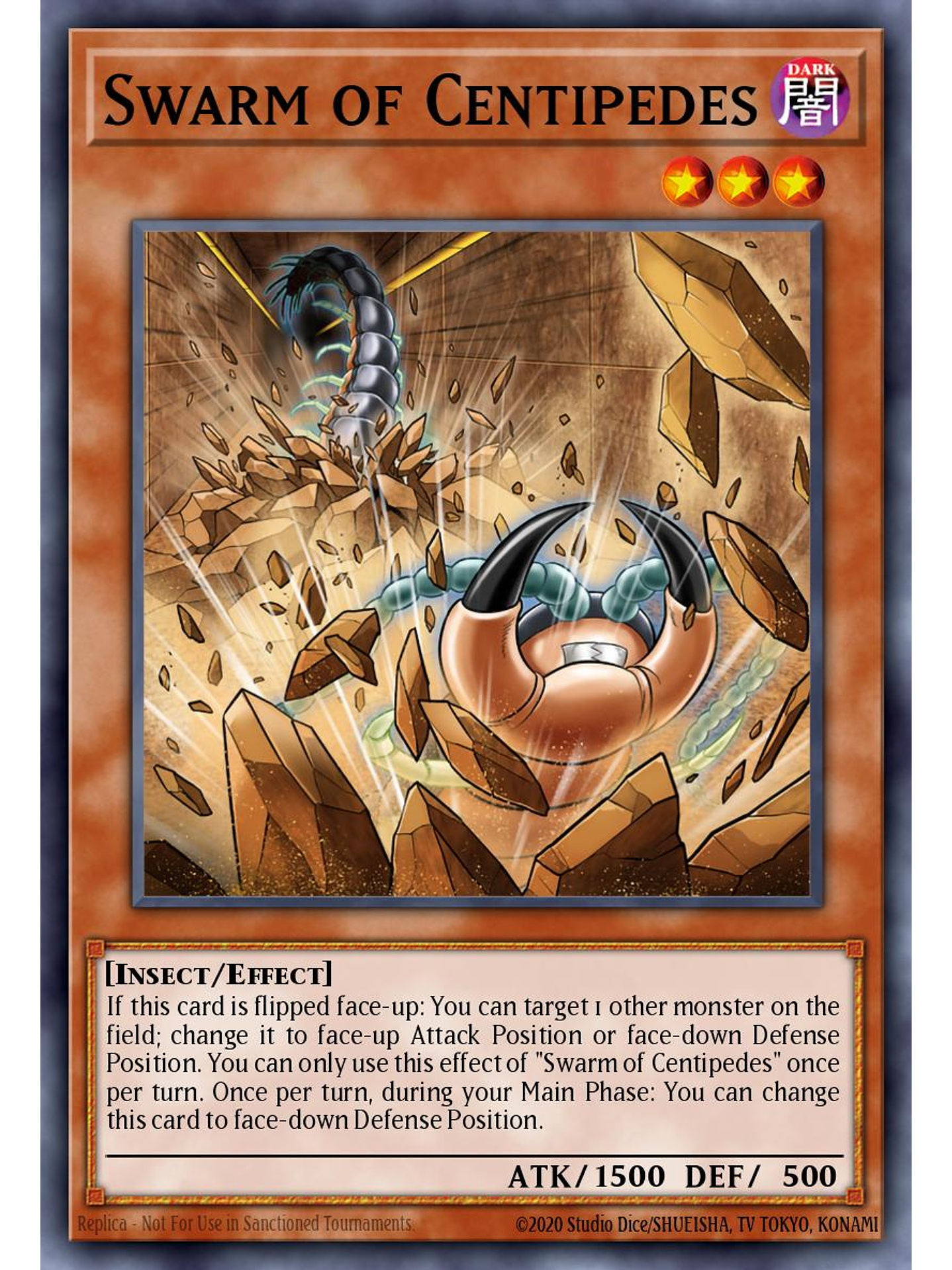 Swarm of Centipedes - SBC2-ENG05 - Common 1st Edition 1