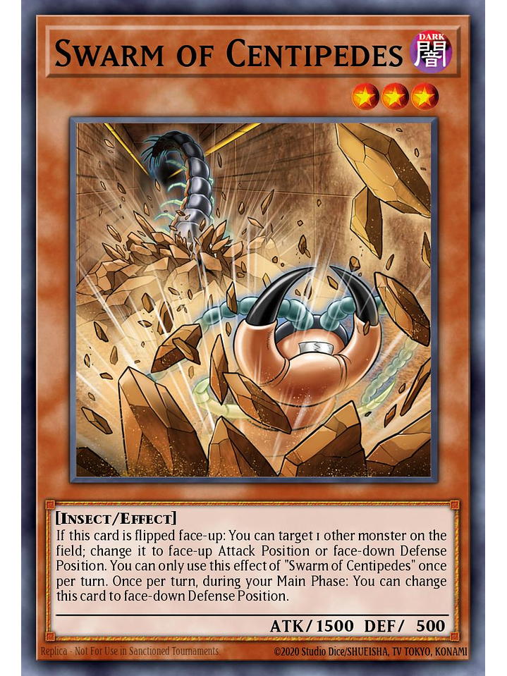 Swarm of Centipedes - SBC2-ENG05 - Common 1st Edition 1