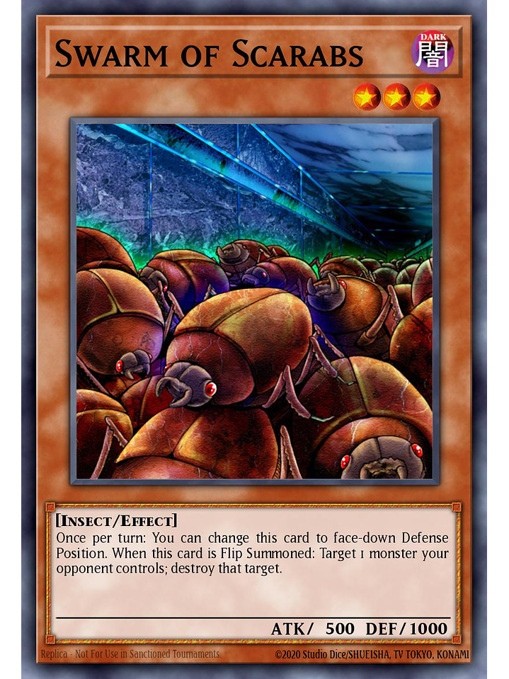 Swarm of Scarabs - SBC2-ENG06 - Common 1st Edition 1