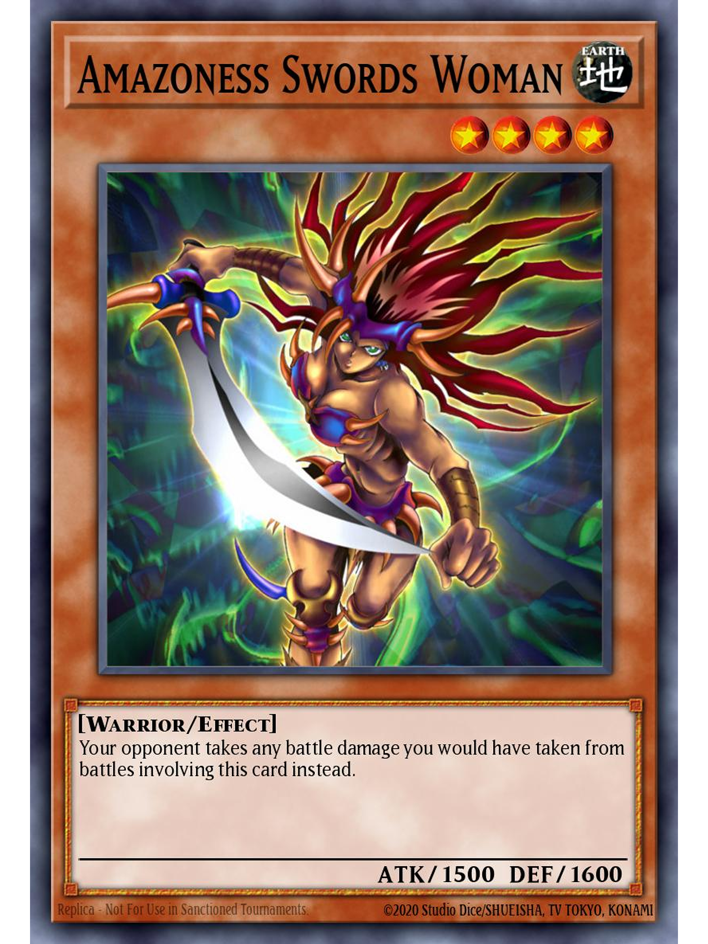 Amazoness Swords Woman - SBC2-ENH11 - Common 1st Edition 1