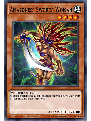 Amazoness Swords Woman - SBC2-ENH11 - Common 1st Edition