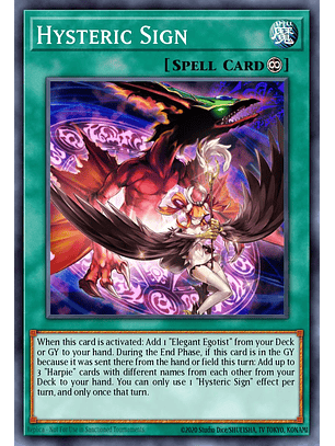 Hysteric Sign - SBC2-ENH13 - Common 1st Edition