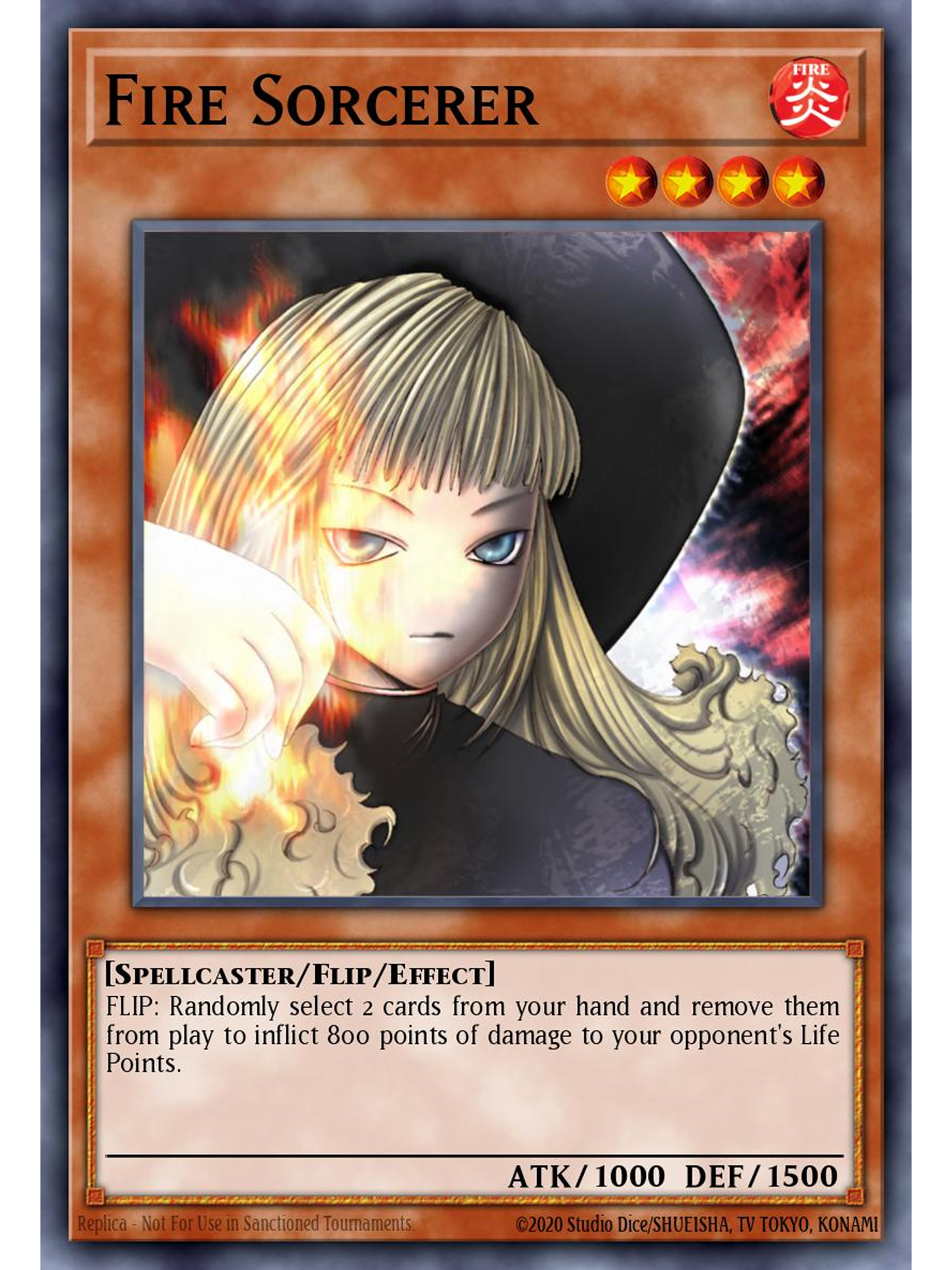 Fire Sorcerer - SBC2-ENI09 - Common 1st Edition 1