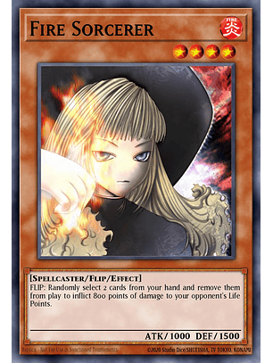 Fire Sorcerer - SBC2-ENI09 - Common 1st Edition