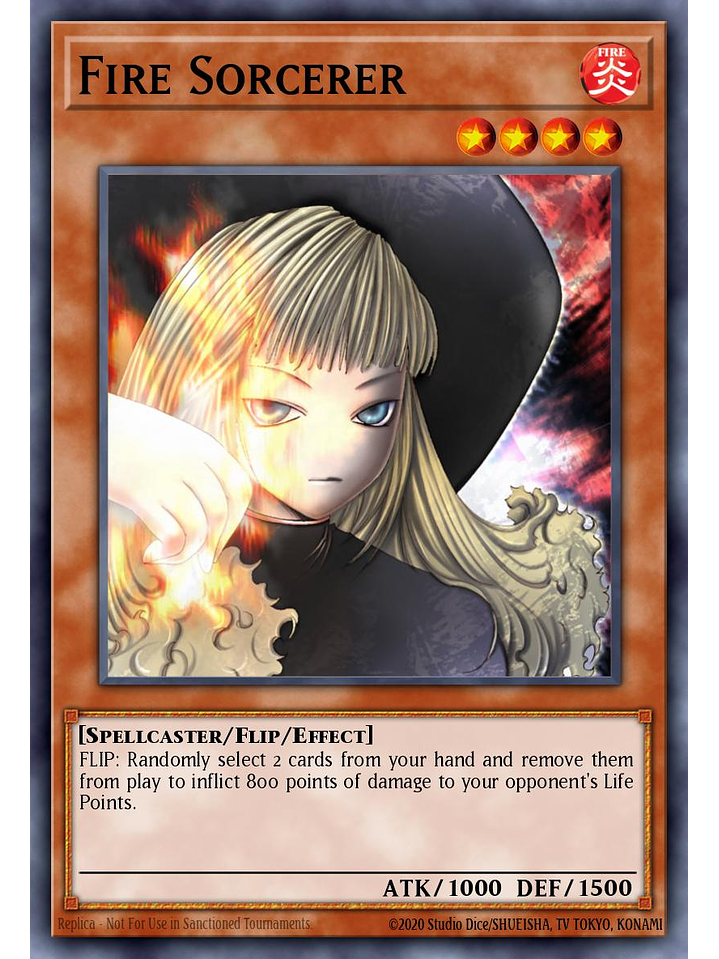 Fire Sorcerer - SBC2-ENI09 - Common 1st Edition 1