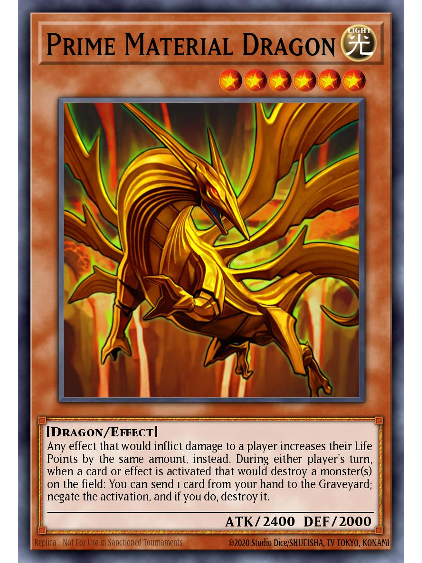 Prime Material Dragon - SBC2-ENI20 - Common 1st Edition 1