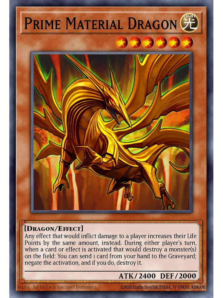 Prime Material Dragon - SBC2-ENI20 - Common 1st Edition 1