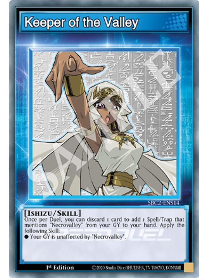 Keeper of the Valley - SBC2-ENS14 - Common 1st Edition 1