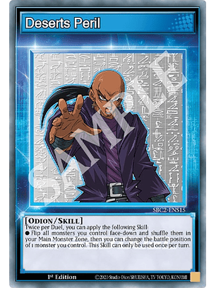 Deserts Peril - SBC2-ENS15 - Common 1st Edition