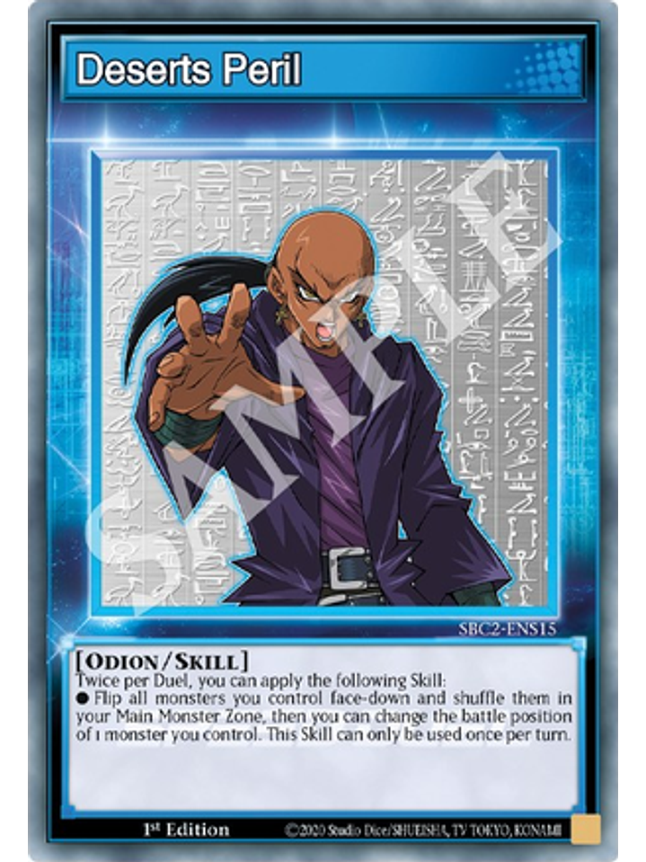 Deserts Peril - SBC2-ENS15 - Common 1st Edition 1