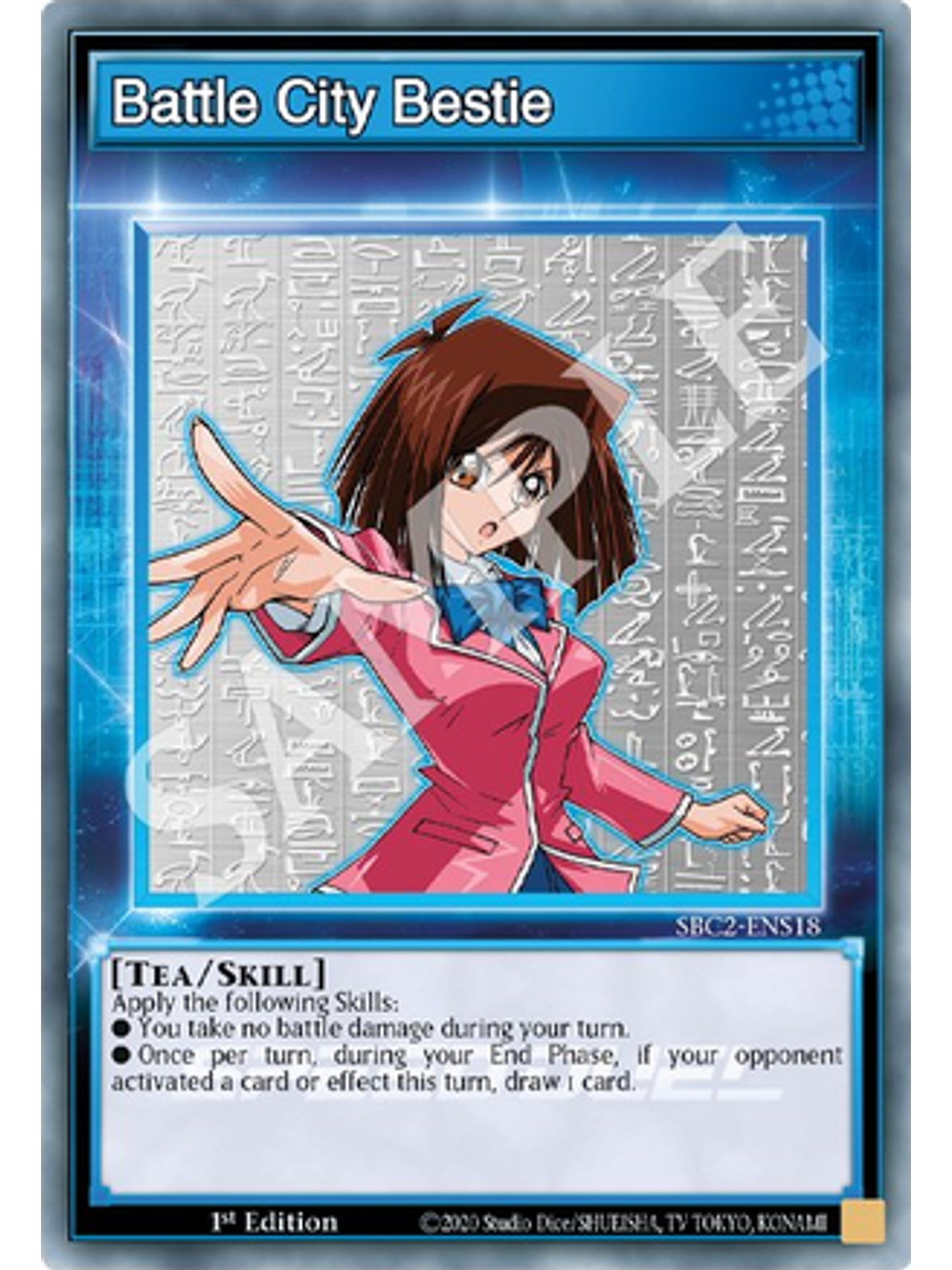 Battle City Bestie - SBC2-ENS18 - Common 1st Edition 1