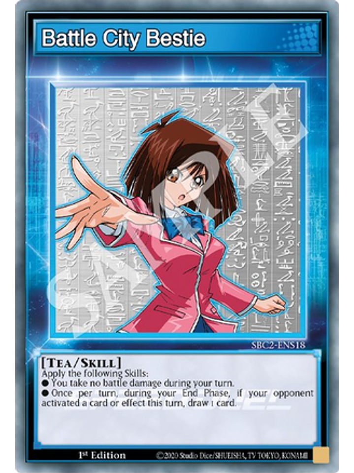 Battle City Bestie - SBC2-ENS18 - Common 1st Edition 1