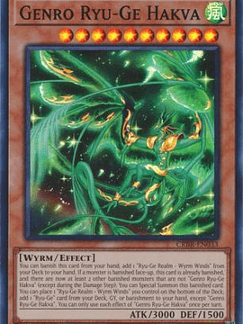 Genro Ryu-Ge Hakva - CRBR-EN033 - Super Rare 1st Edition