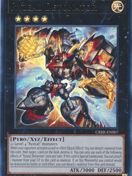 Ryzeal Detonator - CRBR-EN007 - Ultra Rare 1st Edition