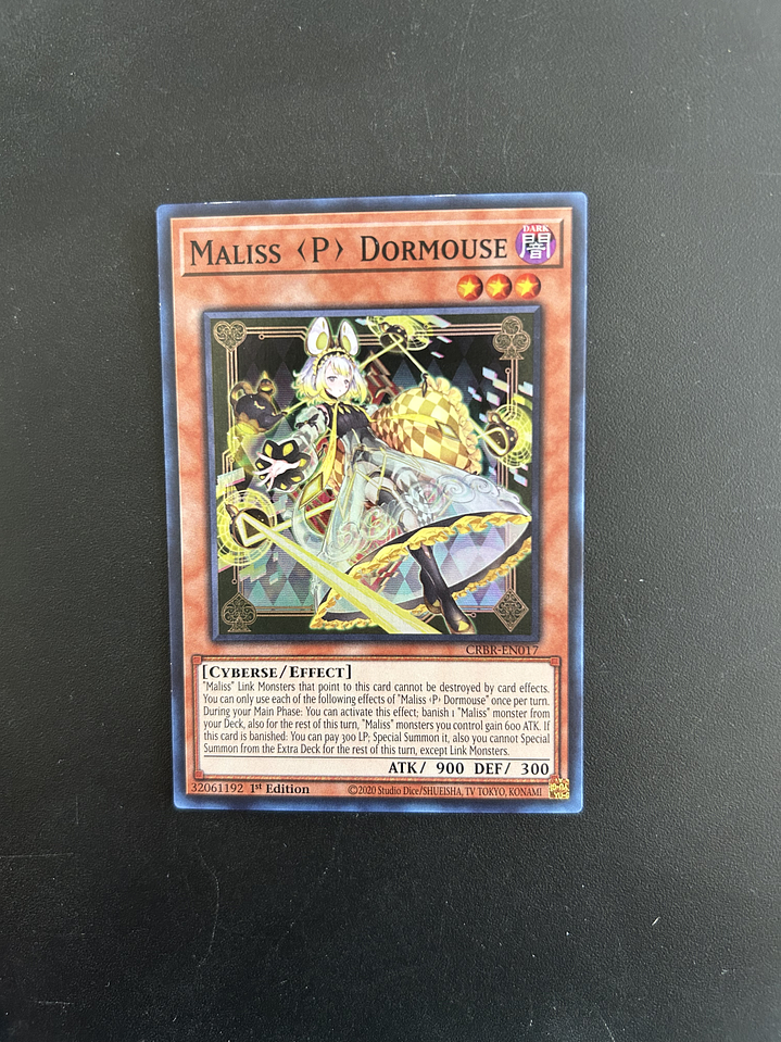 Maliss P Dormouse - CRBR-EN017 - Super Rare 1st Edition (Bordes) 1