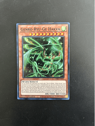 Genro Ryu-Ge Hakva - CRBR-EN033 - Super Rare 1st Edition (Bordes)