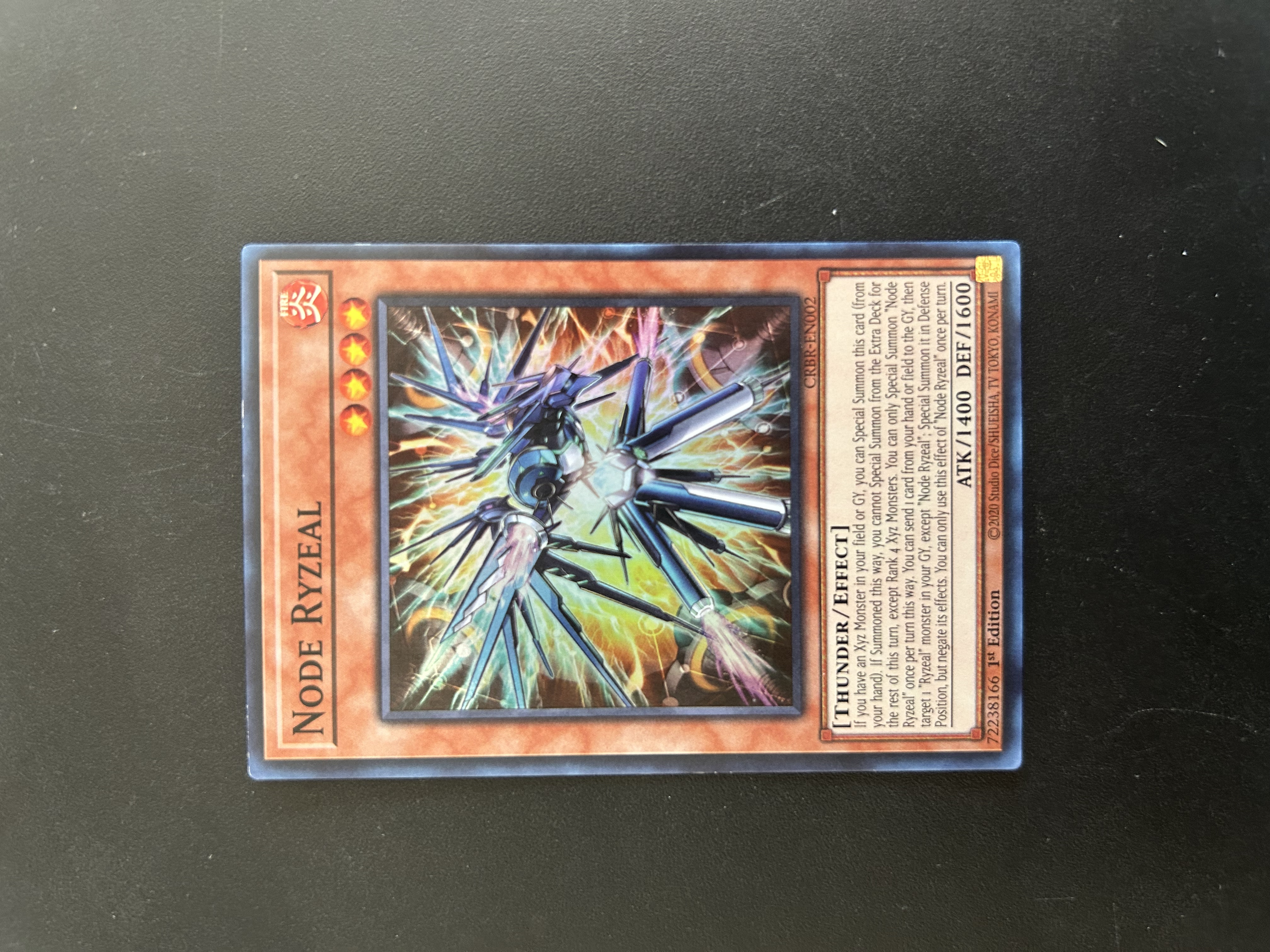 Node Ryzeal - CRBR-EN002 - Super Rare 1st Edition (Bordes)