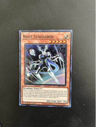 Boot Staggered - CRBR-EN057 - Super Rare 1st Edition (Bordes)