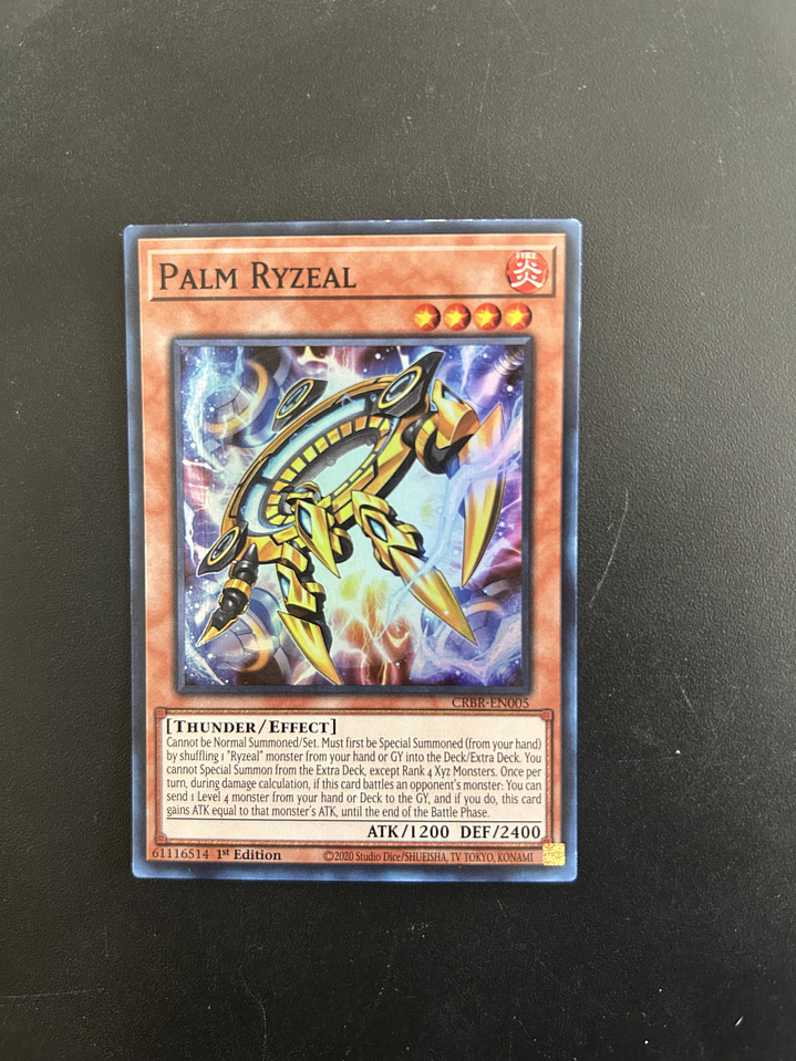 Palm Ryzeal - CRBR-EN005 - Super Rare 1st Edition (Bordes) 1