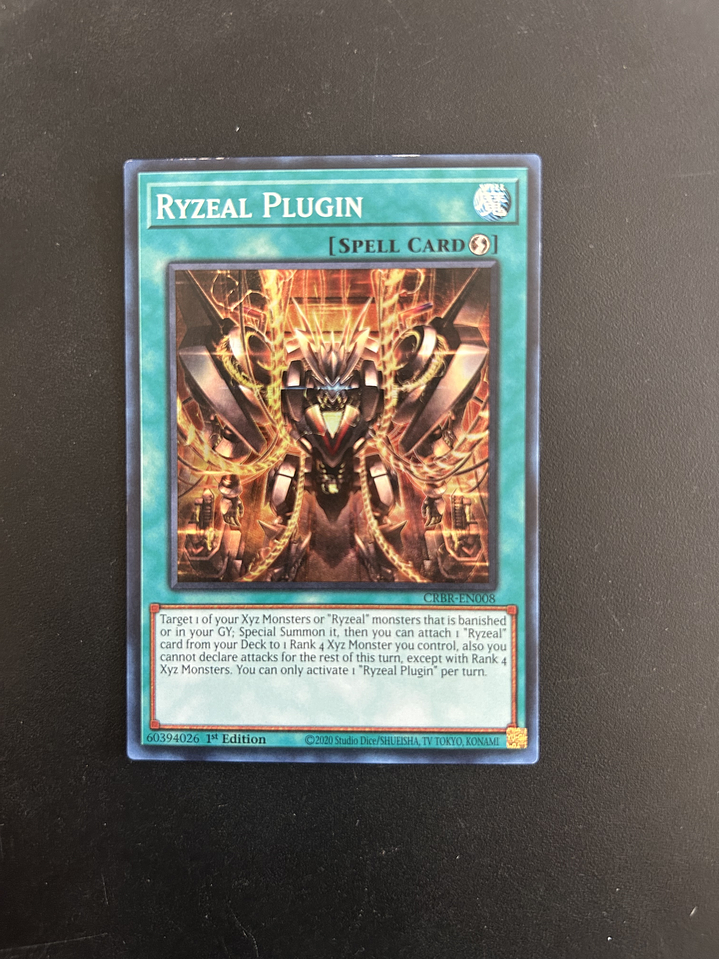 Ryzeal Plugin - CRBR-EN008 - Super Rare 1st Edition (Bordes) 1