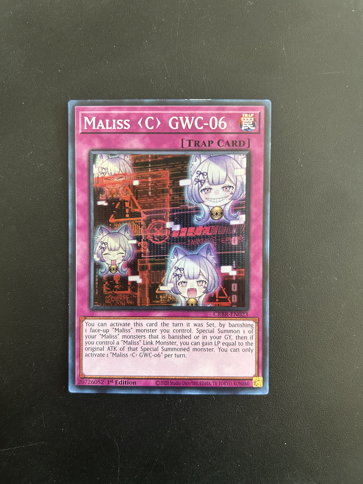Maliss C GWC-06 - CRBR-EN023 - Super Rare 1st Edition (Bordes) 1
