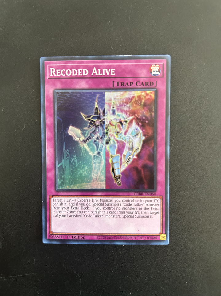Recoded Alive - CRBR-EN060 - Super Rare 1st Edition (Bordes) 1