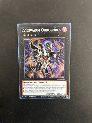 Evilswarm Ouroboros - CRBR-EN047 - Super Rare 1st Edition (Bordes)