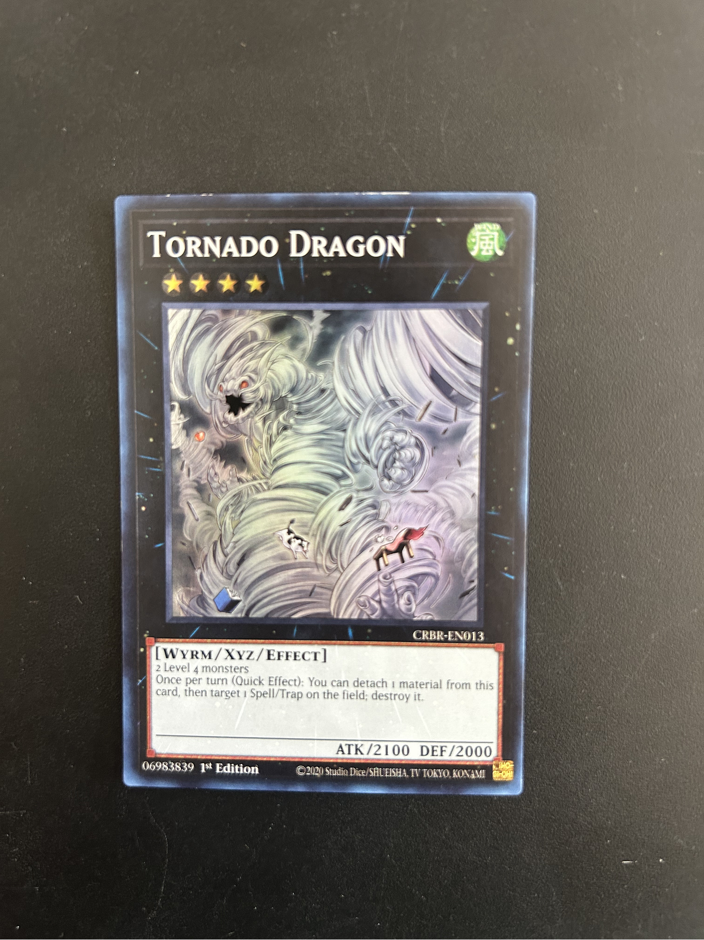 Tornado Dragon - CRBR-EN013 - Super Rare 1st Edition (Bordes) 1