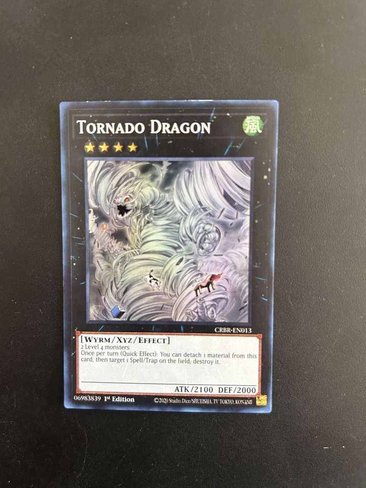 Tornado Dragon - CRBR-EN013 - Super Rare 1st Edition (Bordes) 1