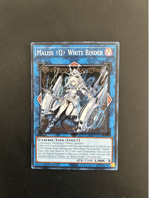 Maliss Q White Binder - CRBR-EN019 - Super Rare 1st Edition (Bordes)