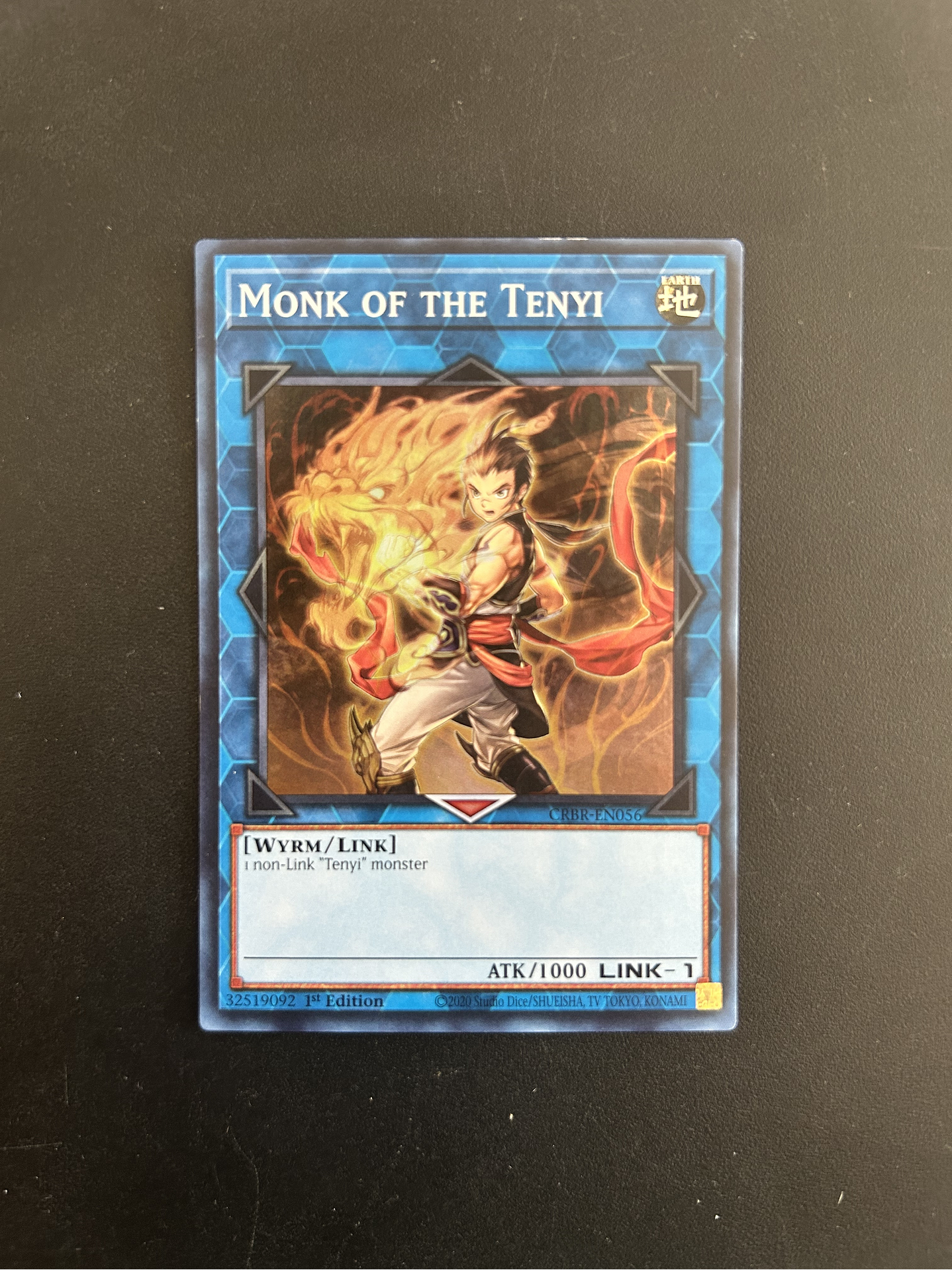 Monk of the Tenyi - CRBR-EN056 - Super Rare 1st Edition (Bordes) 1