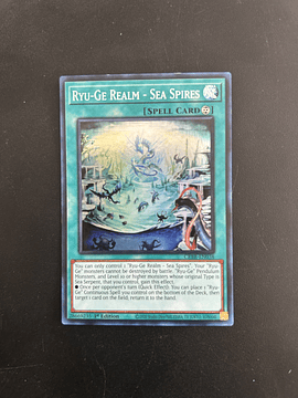 Ryu-Ge Realm - Sea Spires - CRBR-EN038 - Super Rare 1st Edition (Bordes)